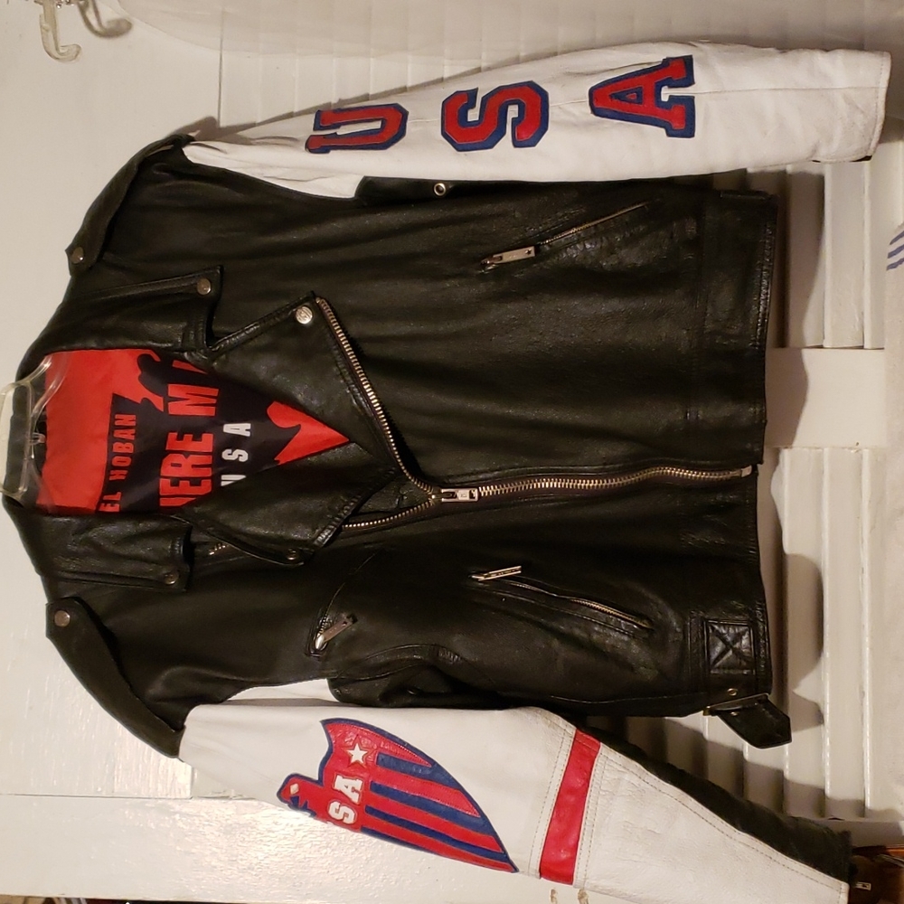 Vintage Michael Hoban Leather Coat